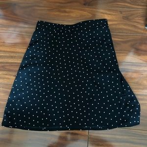 High waisted Skirt with polka dots